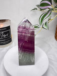 Watermelon Fluorite Tower