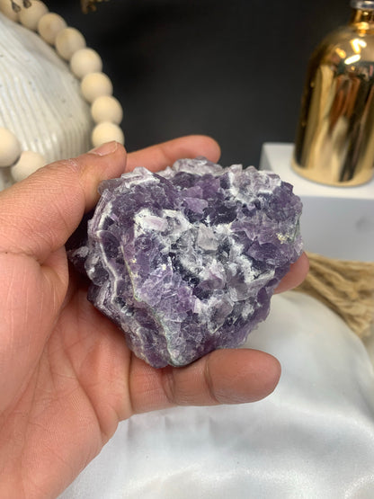 Raw fluorite