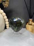 Labradorite hearts