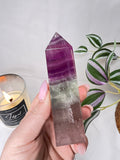 Watermelon Fluorite Tower