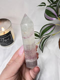 Watermelon Fluorite Tower