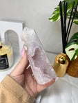 Amethyst Flower Agate Point