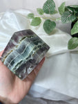 XL Druzy Fluorite Cube