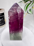 Watermelon Fluorite Tower