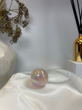Rose quartz aura sphere small